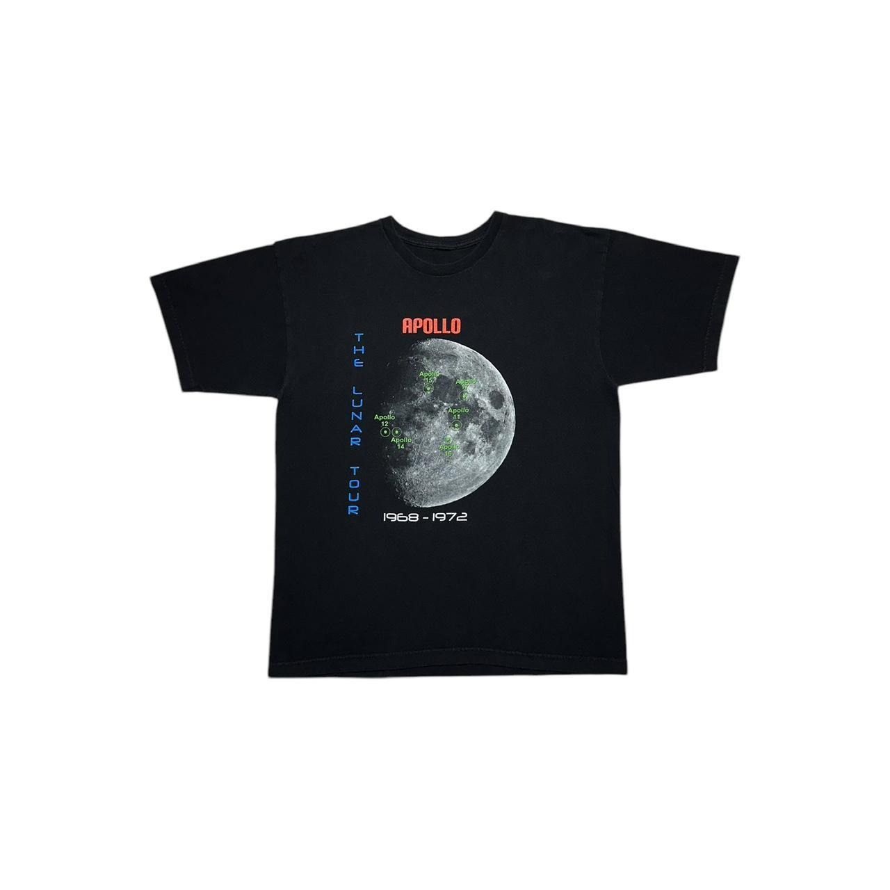 Vintage Y2k Apollo Tour Moon Space T Shirt