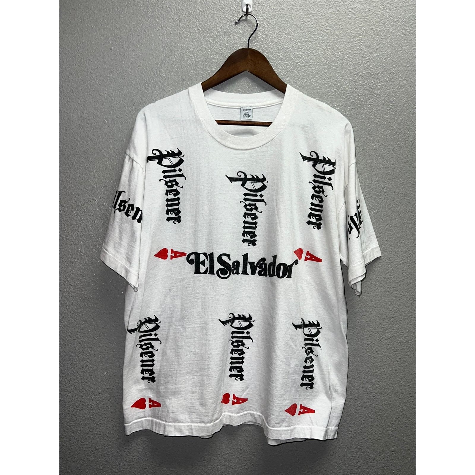 Vintage Pilsner Beer Shirt Pilsener El Salvador Art Tee Xl Hoodie, Sweatshirt | FlexRushtees.com