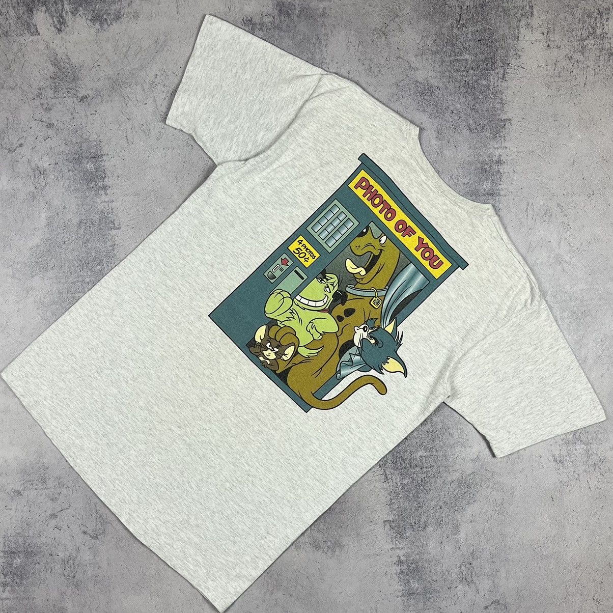 Vintage Scooby Doo Tom And Jerry Rare Cartoon Tee 90 S