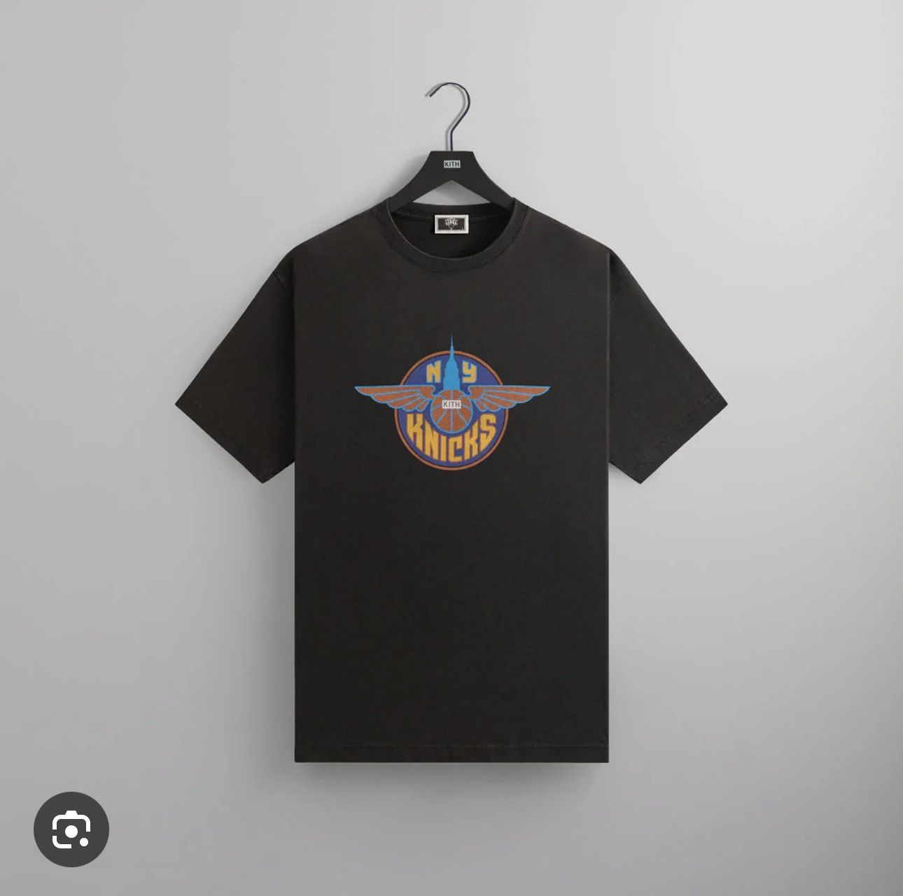 Nba Kith X Knicks Wingman Vintage Tee Black Hoodie, Sweatshirt | FlexRushtees.com