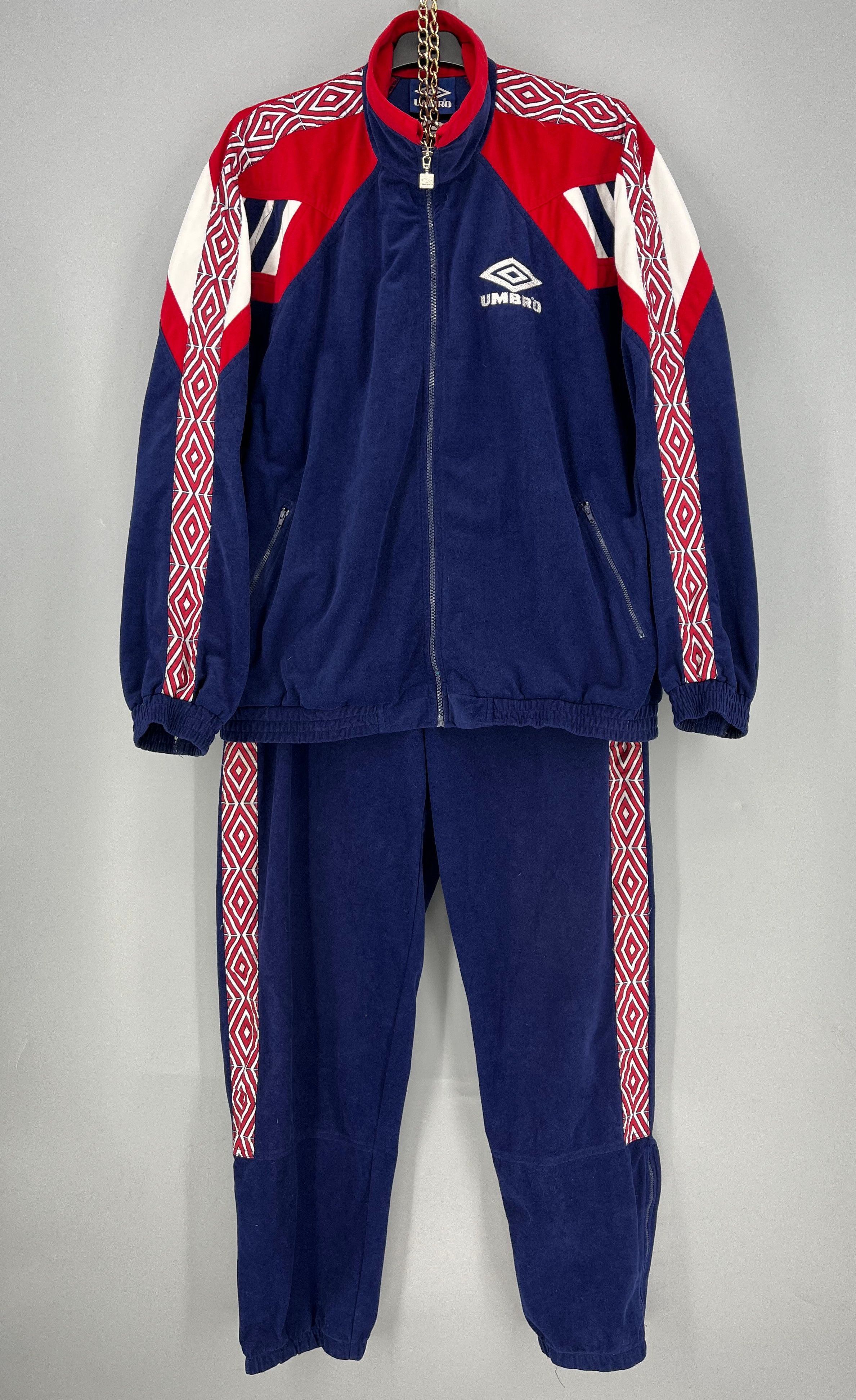 Very Rare Umbro Velours Fc Manchester United