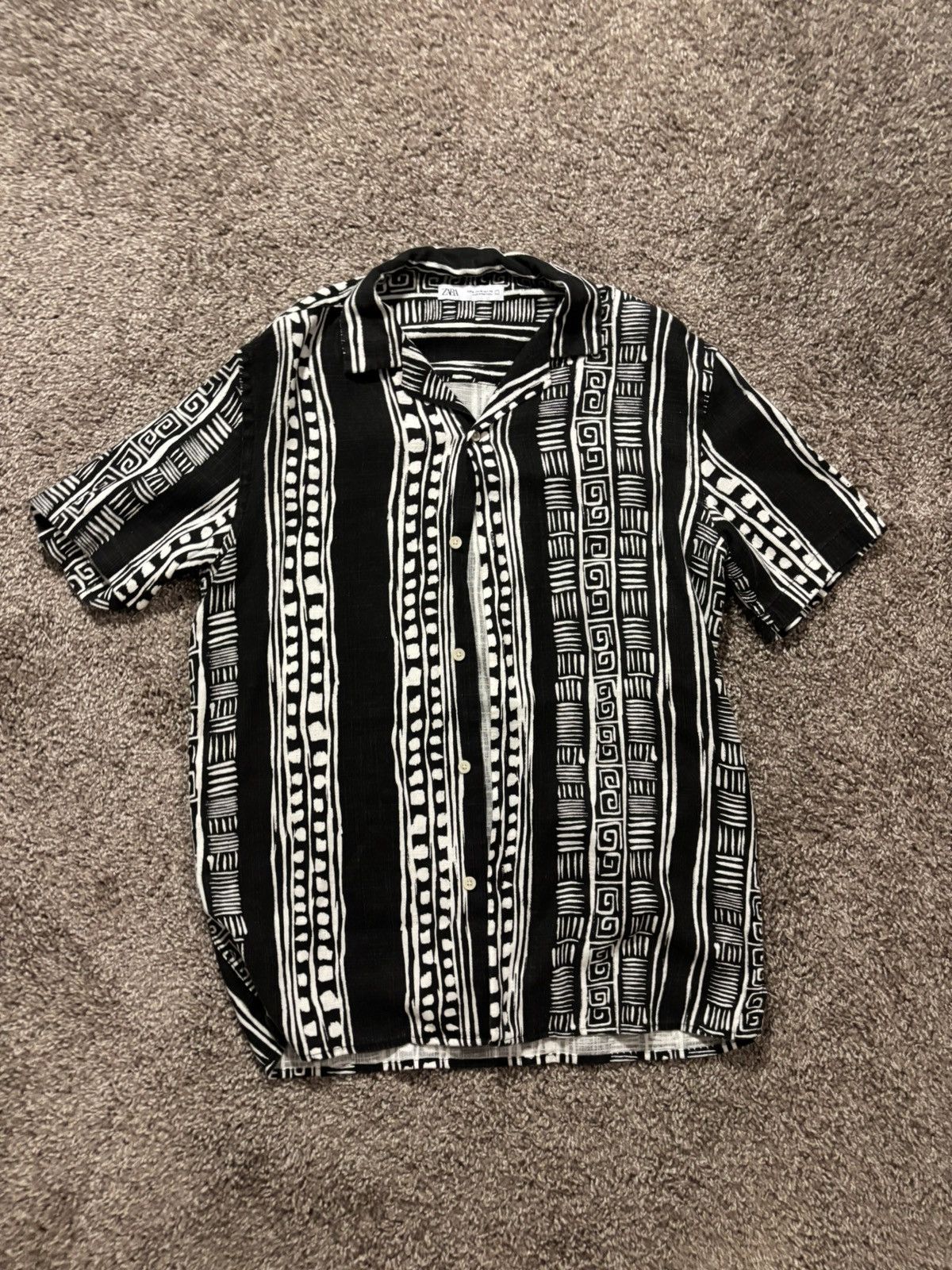 Zara Aztec Pattern Shirt