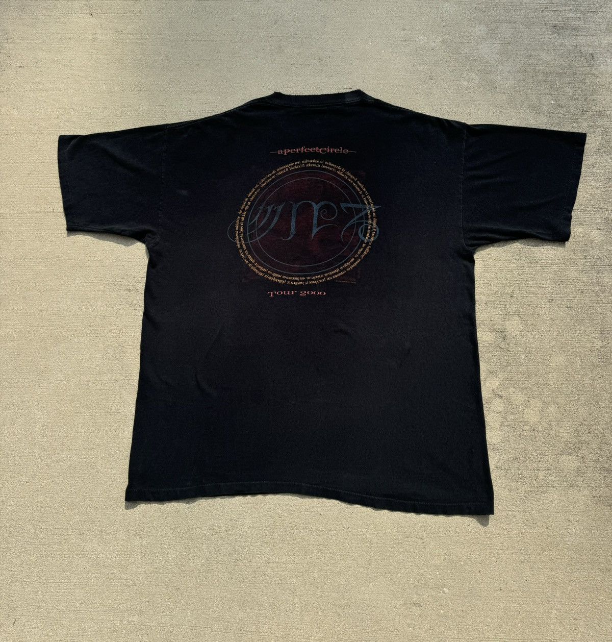 Vintage A Perfect Circle Tour 2000 Thrashed Fader Grail Rare T-Shirts, Hoodie, Sweatshirt | FlexRushtees.com