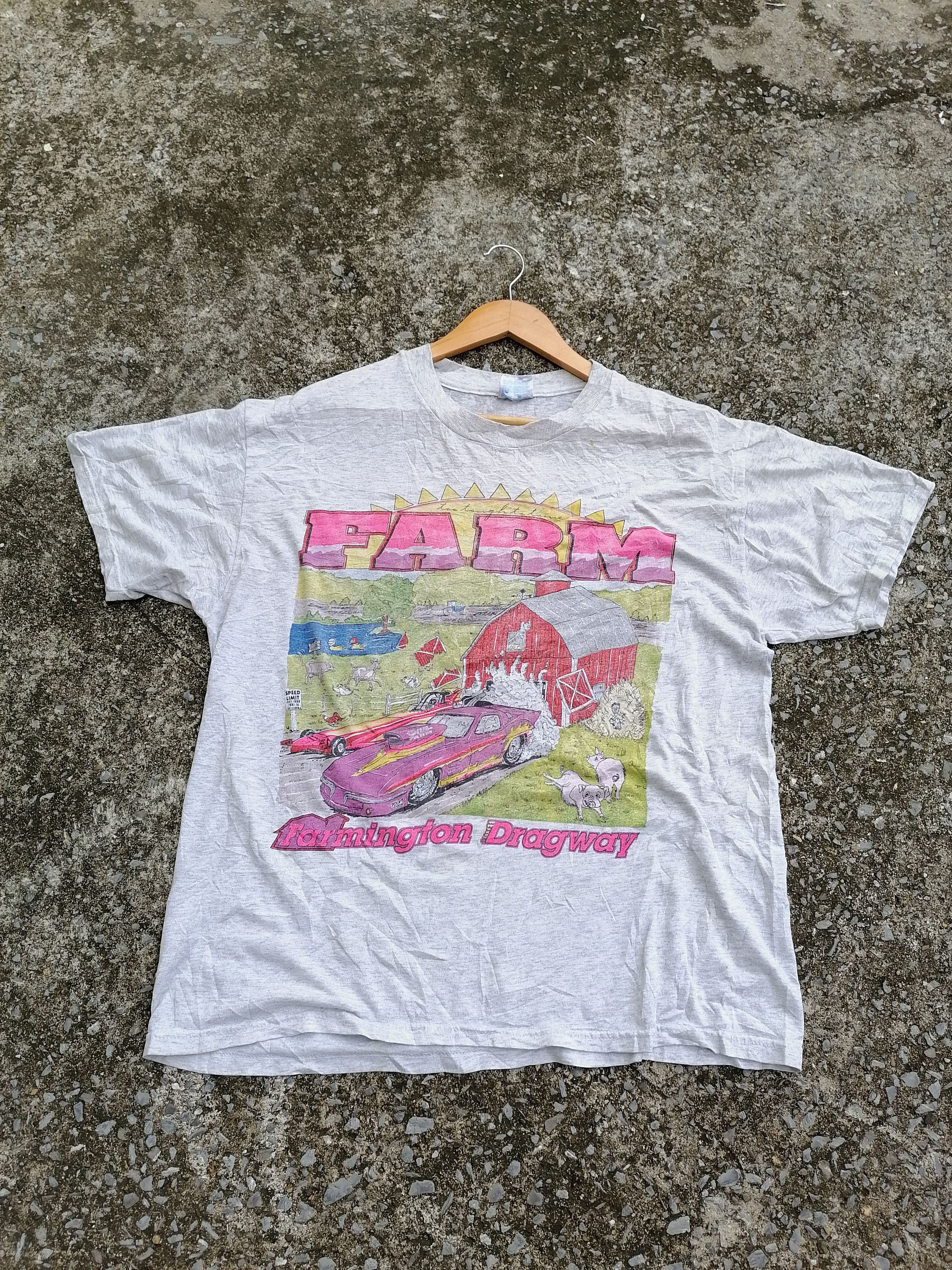 Vintage Hanes Farmington Dragway Tee