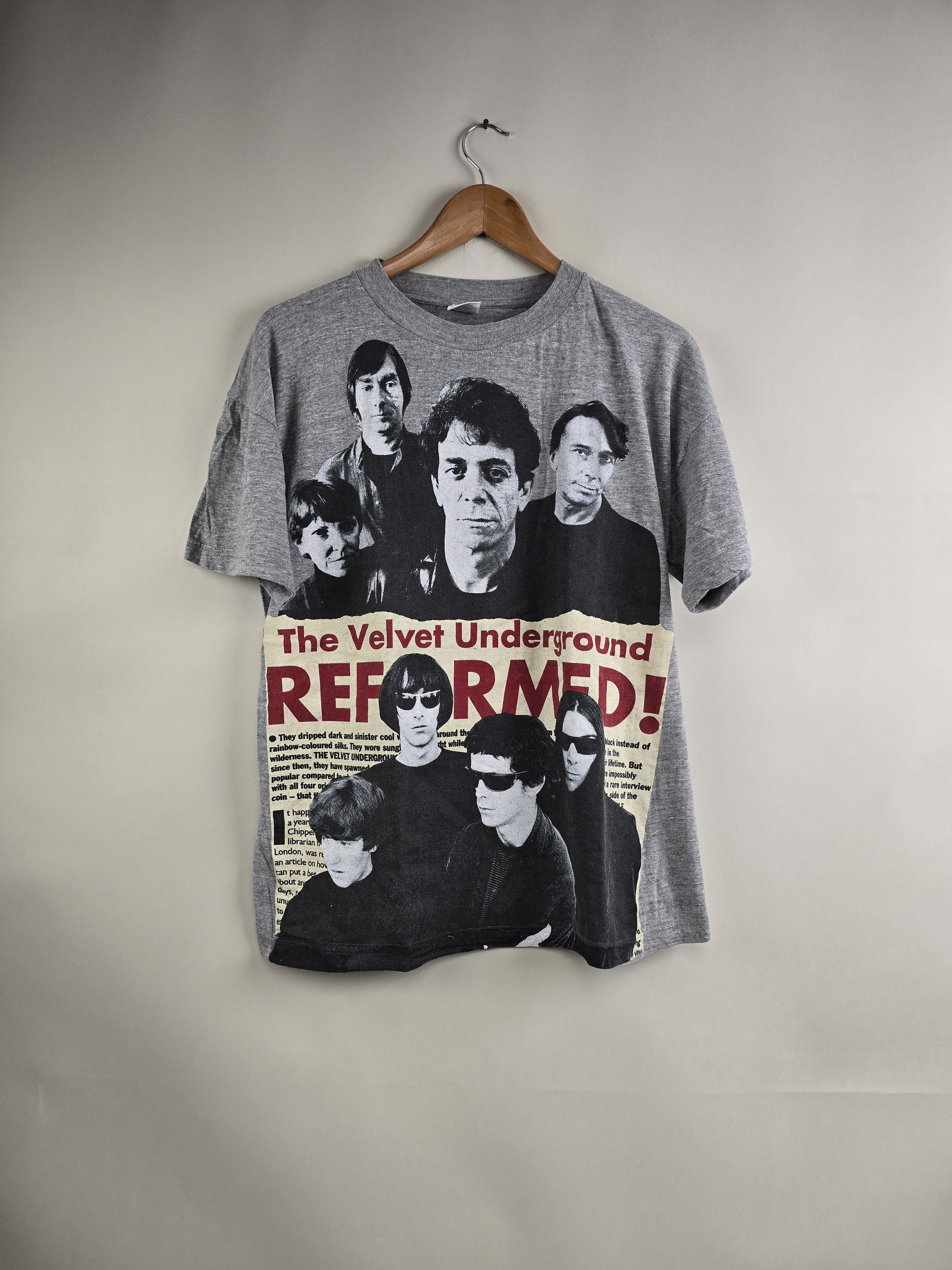 Vintage 90s The Velvet Underground European Tour Helter Skelter T-Shirts, Hoodie, Sweatshirt | FlexRushtees.com