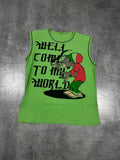 Bob Marley Hell Come To My World Rasta Ganja Tanktop Jamaican T-Shirts, Hoodie, Sweatshirt | AU16VibeMintTees.com