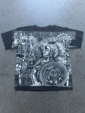 Vintage Y2k Mayan Aztec Aop Graphic Tee