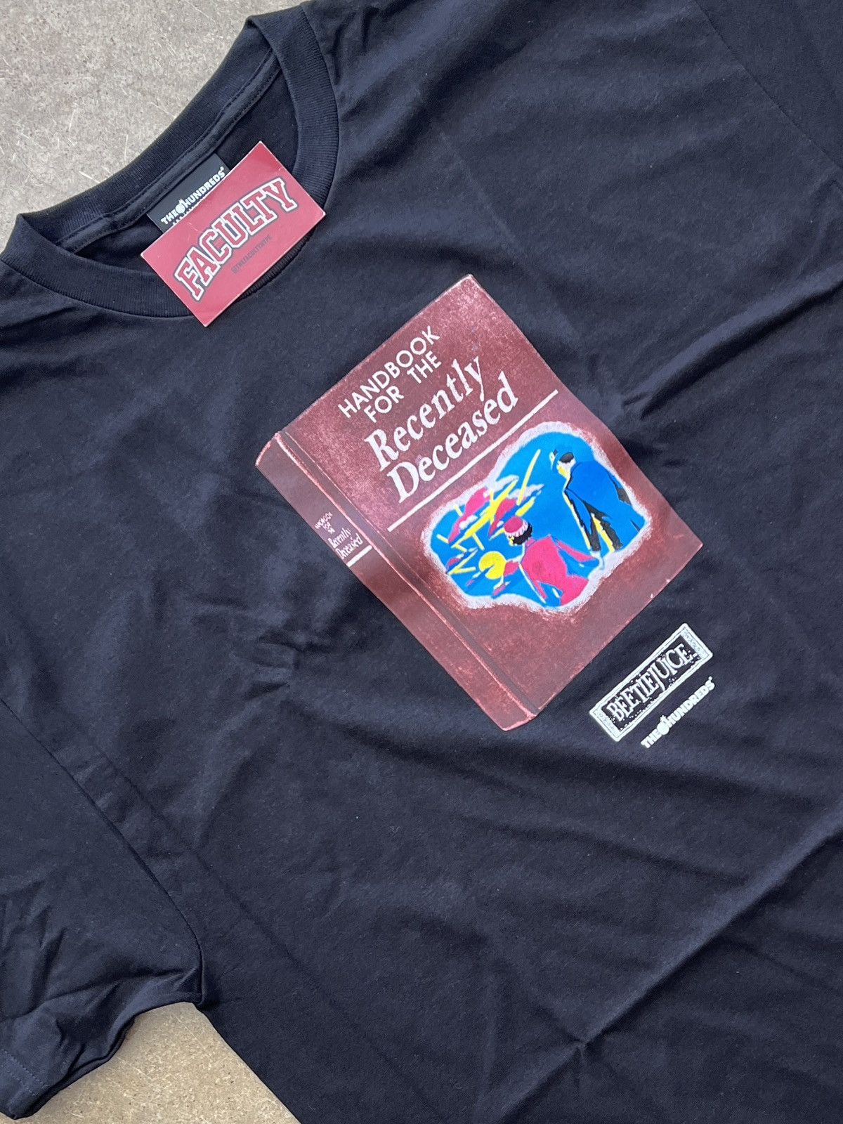 Hundreds The Hundreds Beetlejuice Handbook Tee Large Hoodie, Sweatshirt | FlexRushtees.com