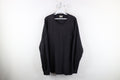 Vintage 90s Hanes Heavyweight Long Sleeve T Shirt Black
