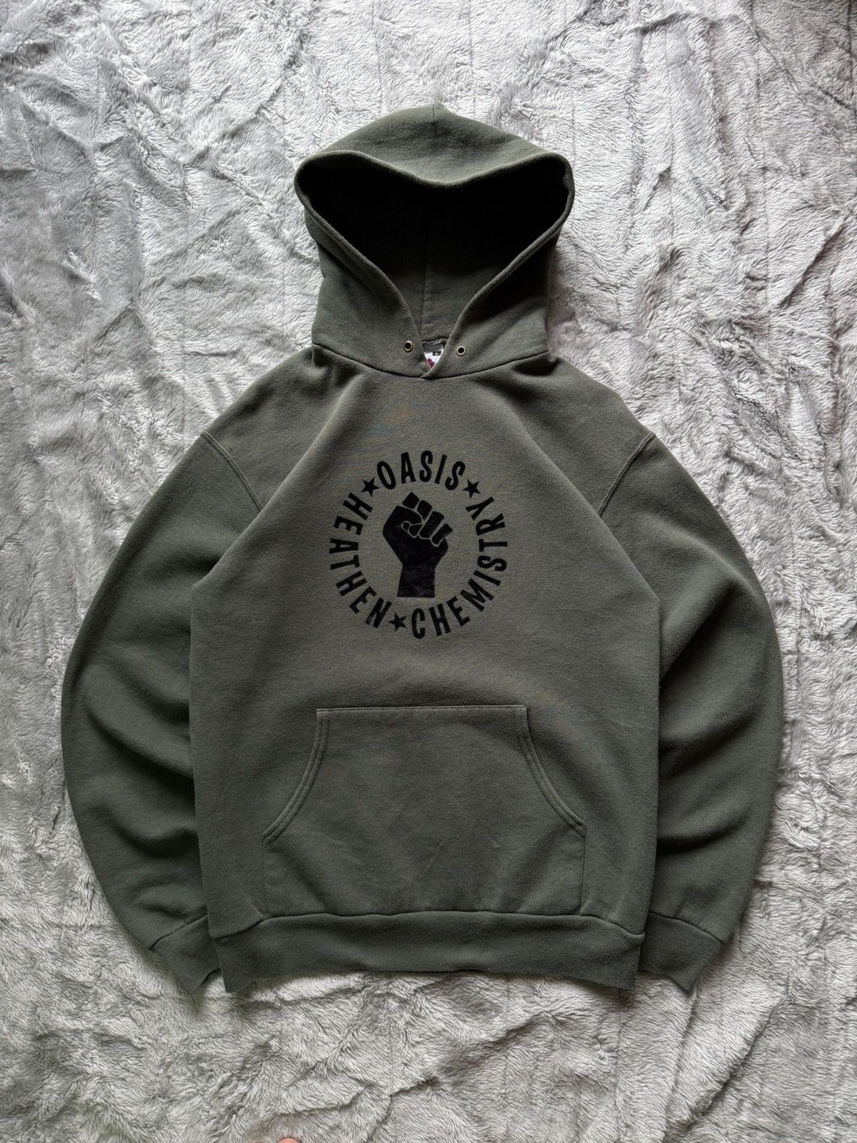 Vintage Oasis Heathen Chemistry Hoodie 2002 S T-Shirts, Sweatshirt | FlexRushtees.com
