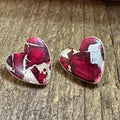 Other Handmade Dahlia Rose Heart Stud Earrings Natural Stone The T-Shirts, Hoodie, Sweatshirt | FlexRushtees.com