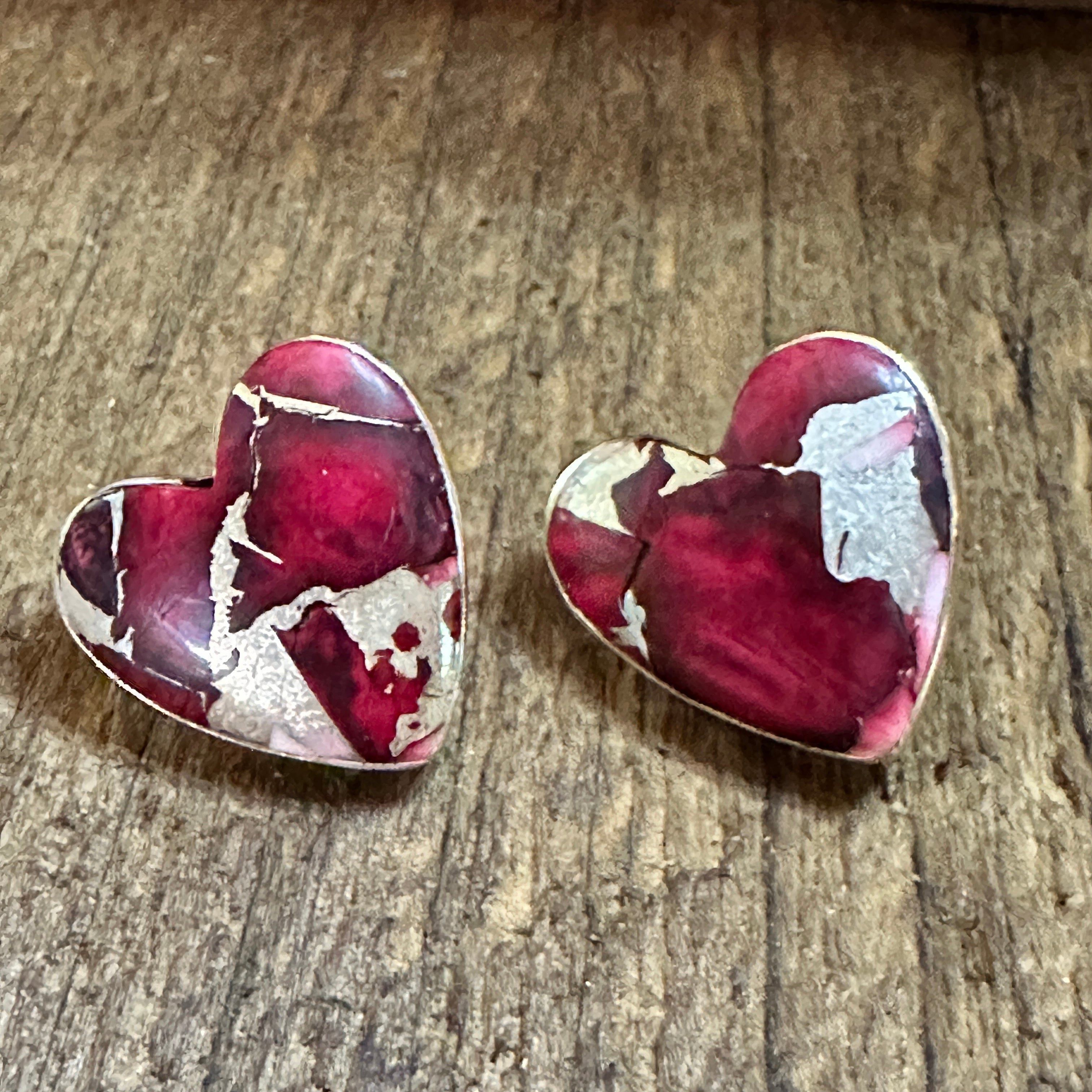 Other Handmade Dahlia Rose Heart Stud Earrings Natural Stone The T-Shirts, Hoodie, Sweatshirt | FlexRushtees.com