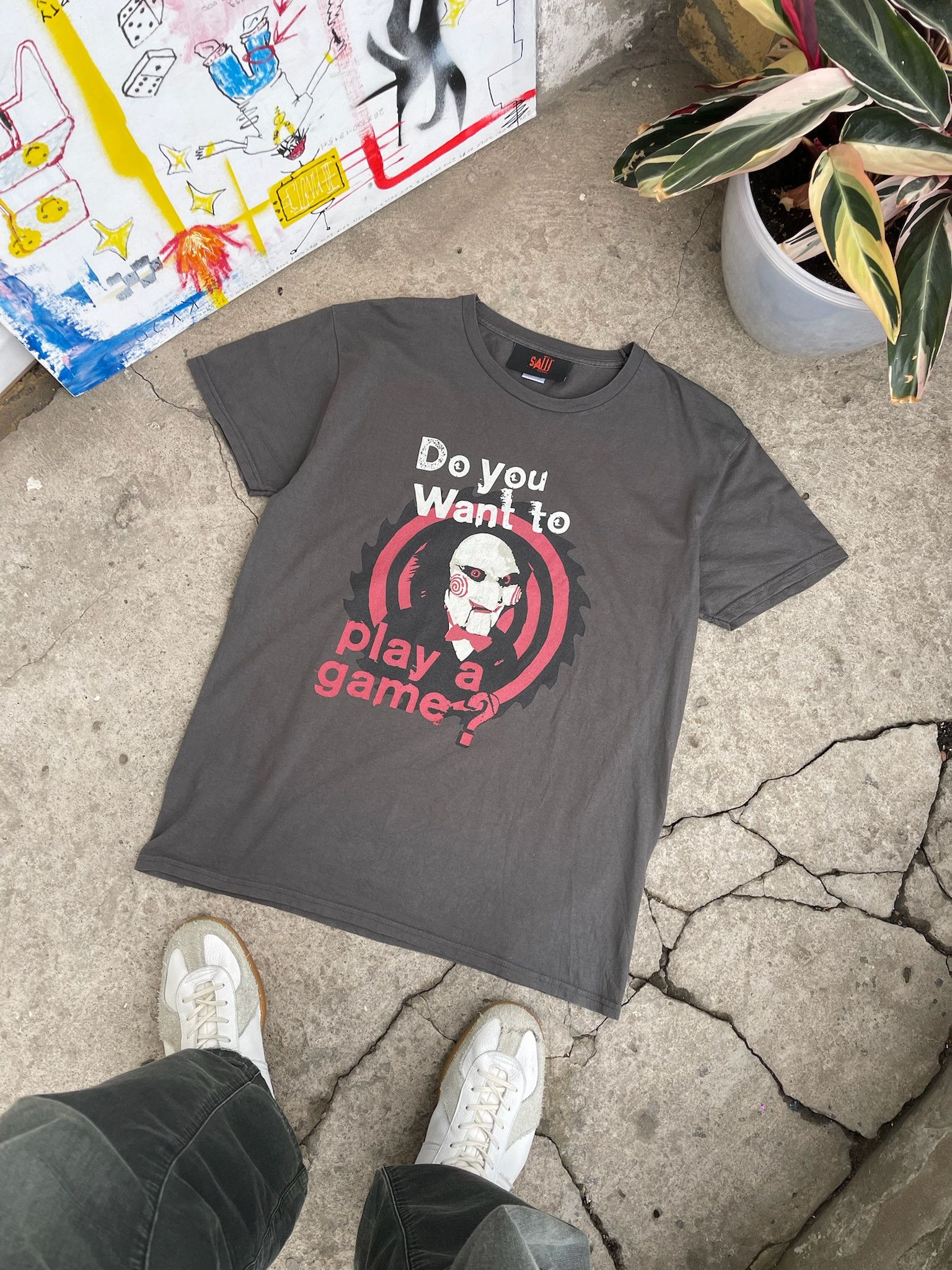 Vintage Saw Movie Promo Tee Shirt Vintage Horror Style Hoodie, Sweatshirt | FlexRushtees.com