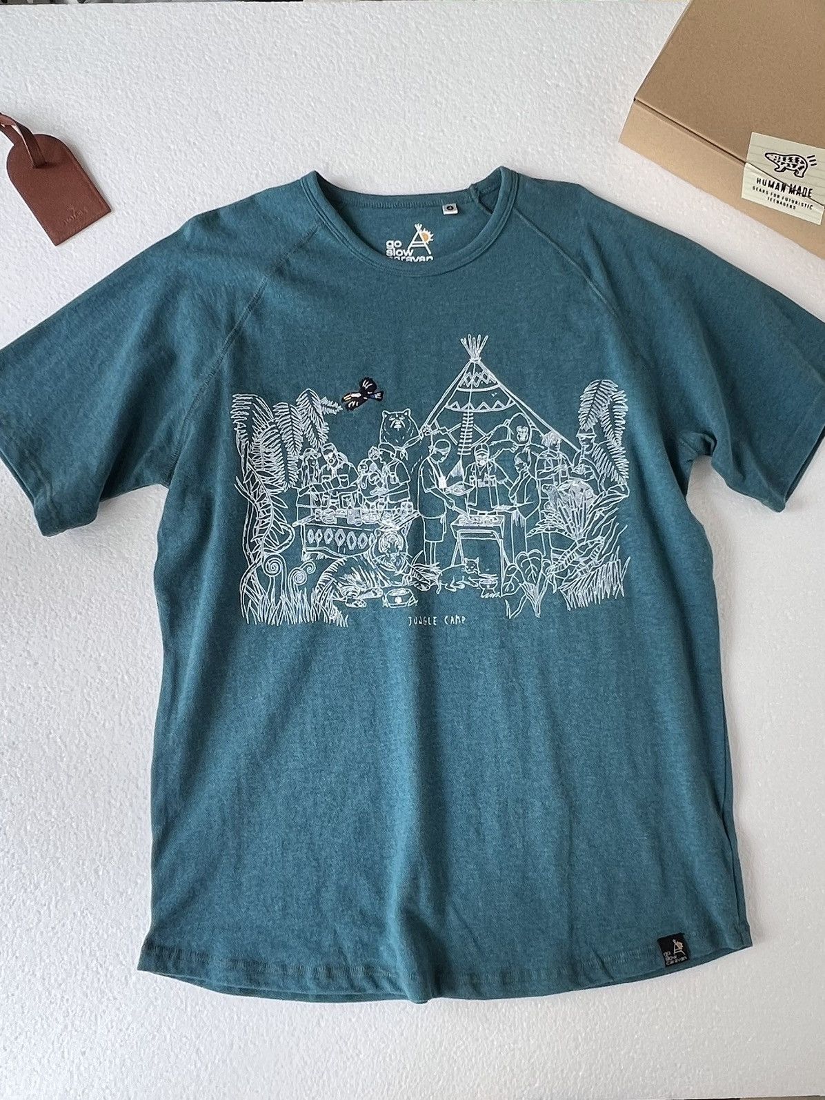 Go Slow Caravan Camping Tee