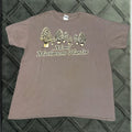 Gildan Vintage Morel Mushroom Hunter Shroom Nature Botany Y2k T Shirt Purple Large Mens Regular T Sh