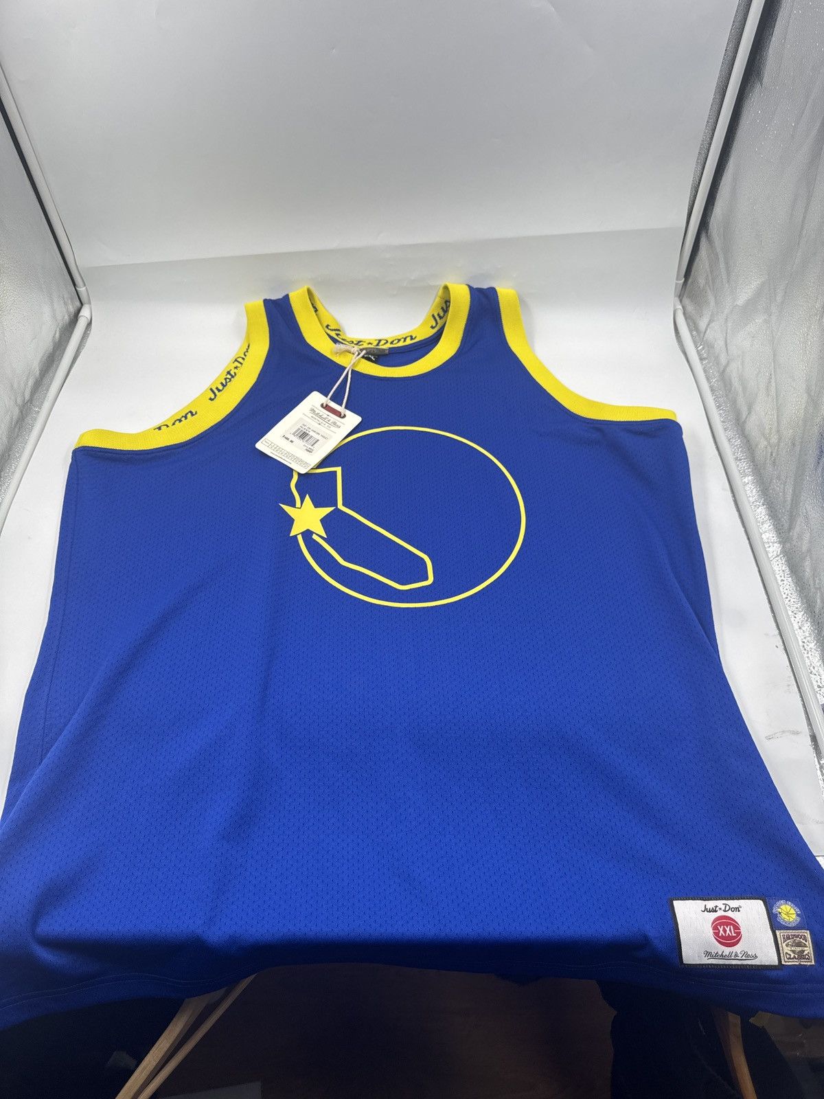 Mitchell Ness Just Don X Mitchell Ness Golden State Warriors Jersey