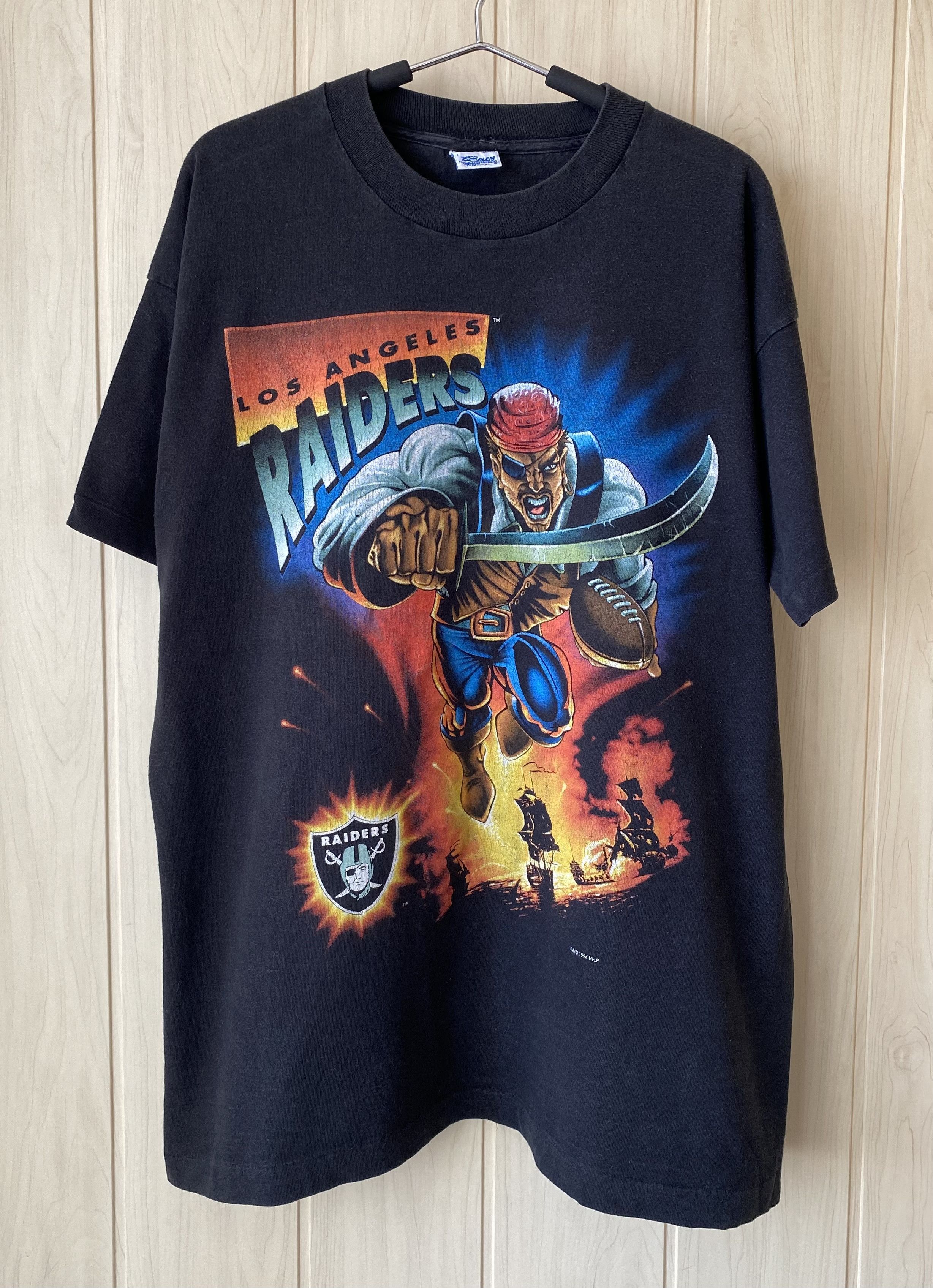 Vintage 1994 Los Angeles Raiders Pirate T Shirt