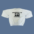Fruit Of The Loom Vintage Property Of Ppg Industries Crewneck Sweatshirt Mens L Gray Logo Graphic Pr T-Shirts, Hoodie