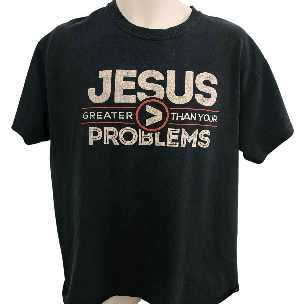 Gildan Y2k Black Jesus T Shirt Size L Hoodie, Sweatshirt | FlexRushtees.com