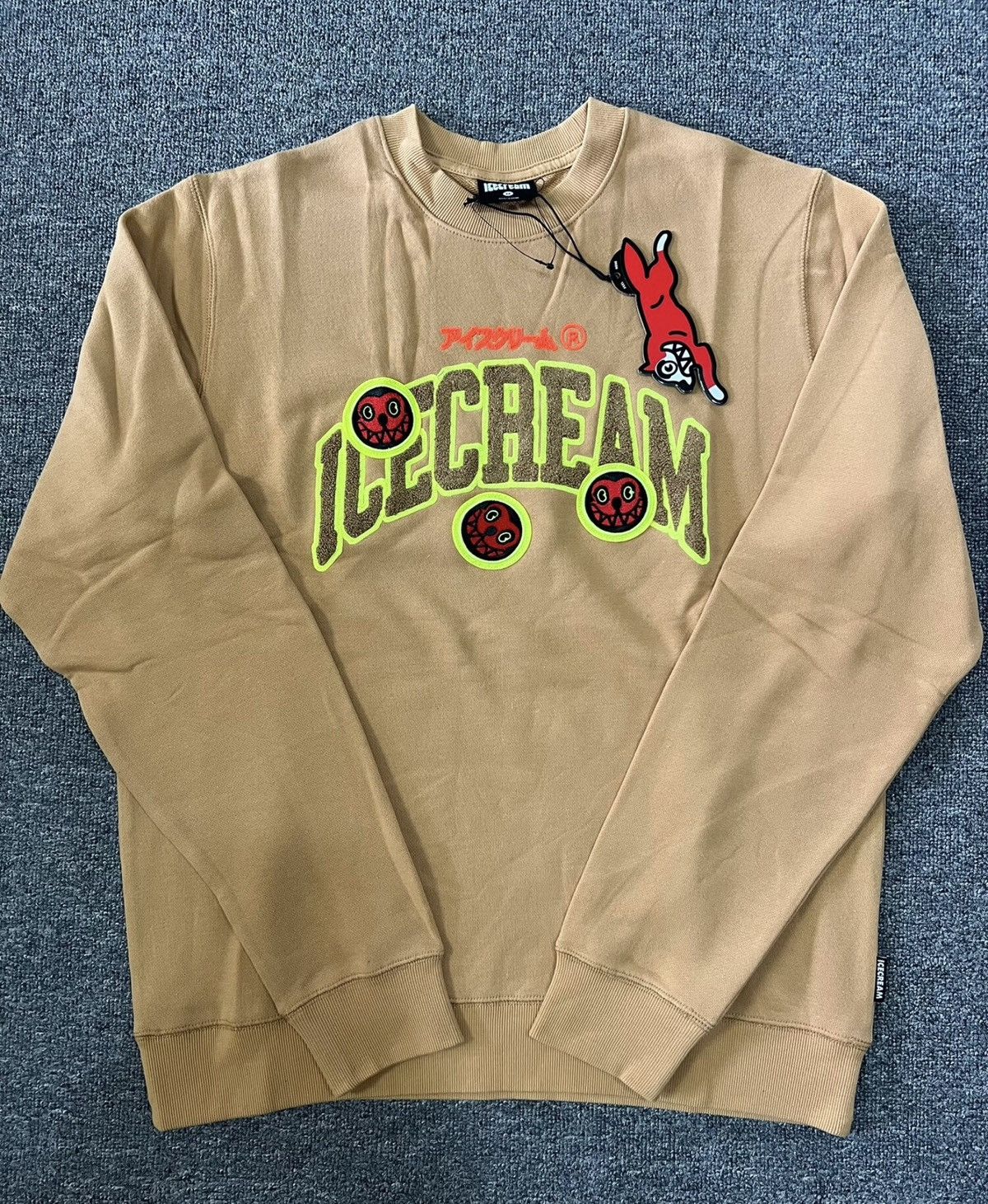 Billionaire Boys Club Bbc Icecream Terry Embroidered Flyingdog Crewneck Sweatshirt T-Shirts, Hoodie | FlexRushtees.com