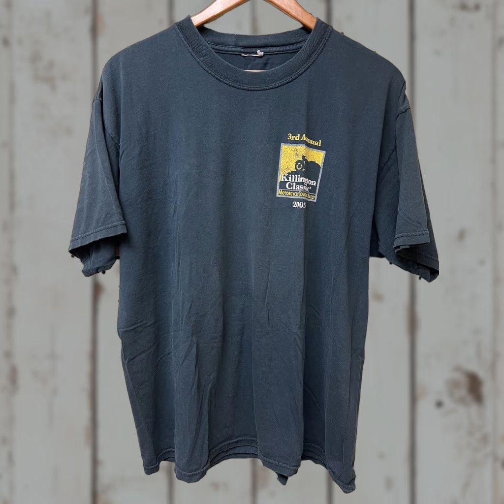 Vintage Killington Classic Motorcycle T Shirt Black Short Sleeve Xl Men Crew Neck Vintage Hoodie, Sweatshirt
