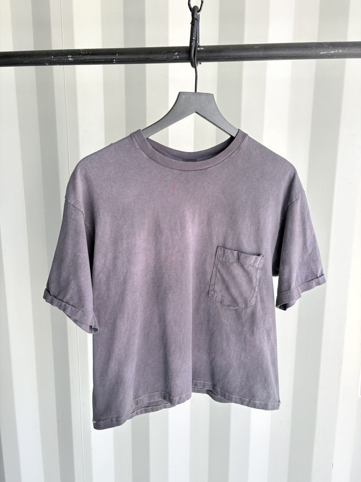 Vintage Thrashed Gap Boxy Pocket Sun Faded Shirt Distressed Hoodie, Sweatshirt | FlexRushtees.com