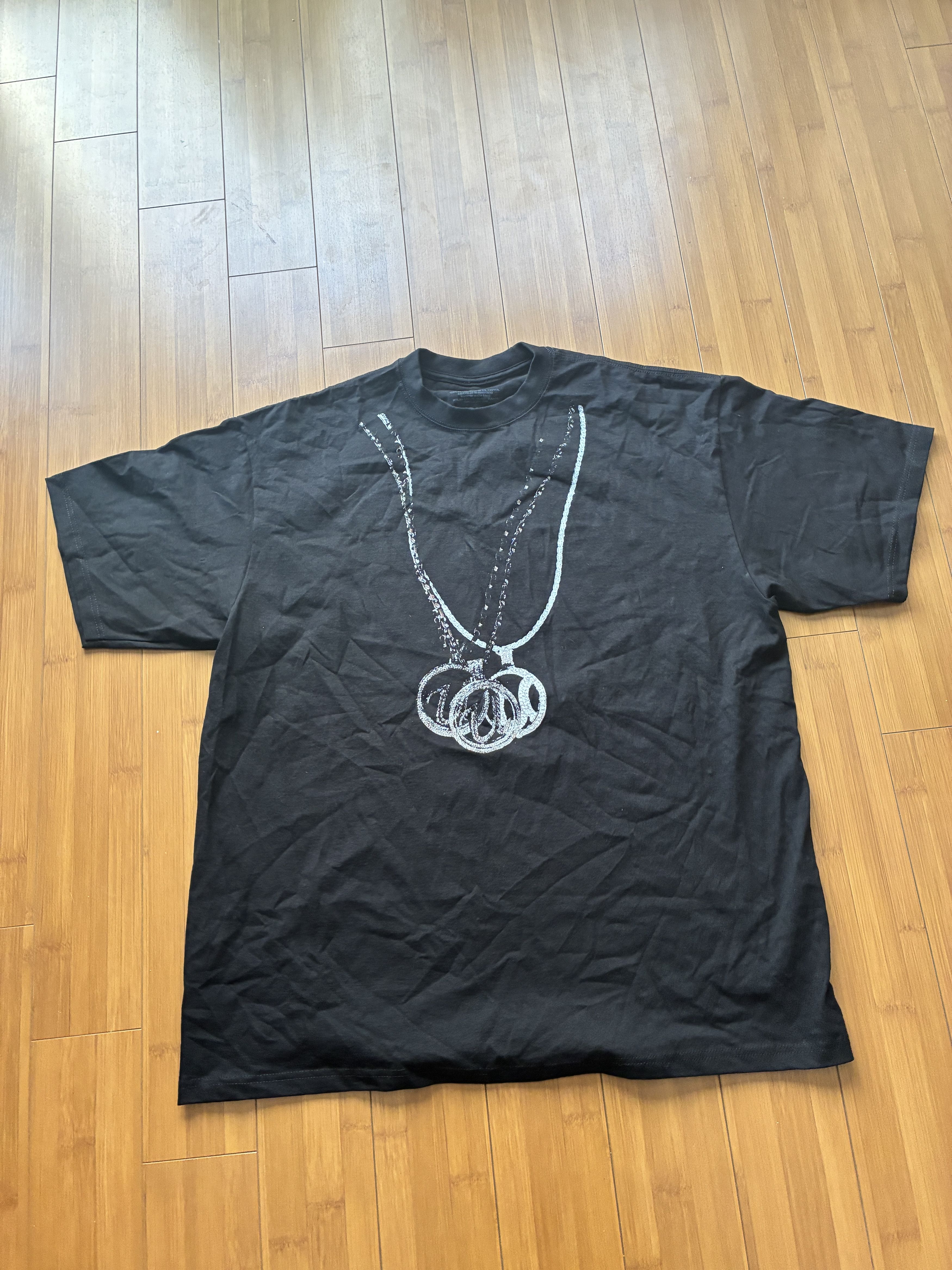 Other Usher Concert Black Past Present Future Necklace Tee Xxl