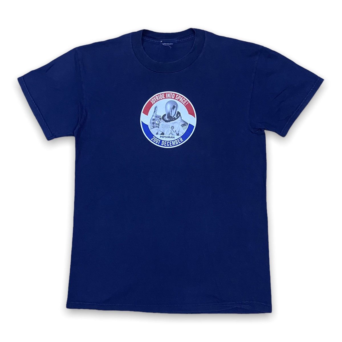 Vintage 2001 Pepsiman Joyride Into Space T Shirt