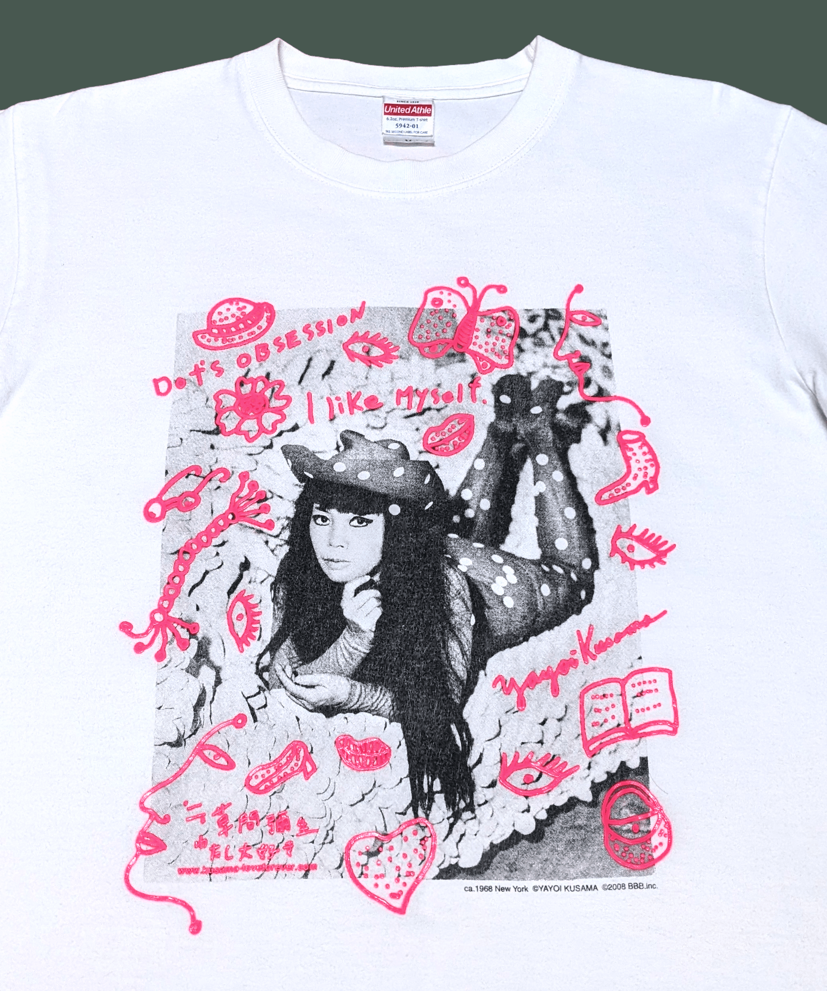 Vintage X Yayoi Kusama Vintage Yayoi Kusama Pulp Fiction Style Artwork T Shirt Hoodie, Sweatshirt | FlexRushtees.com