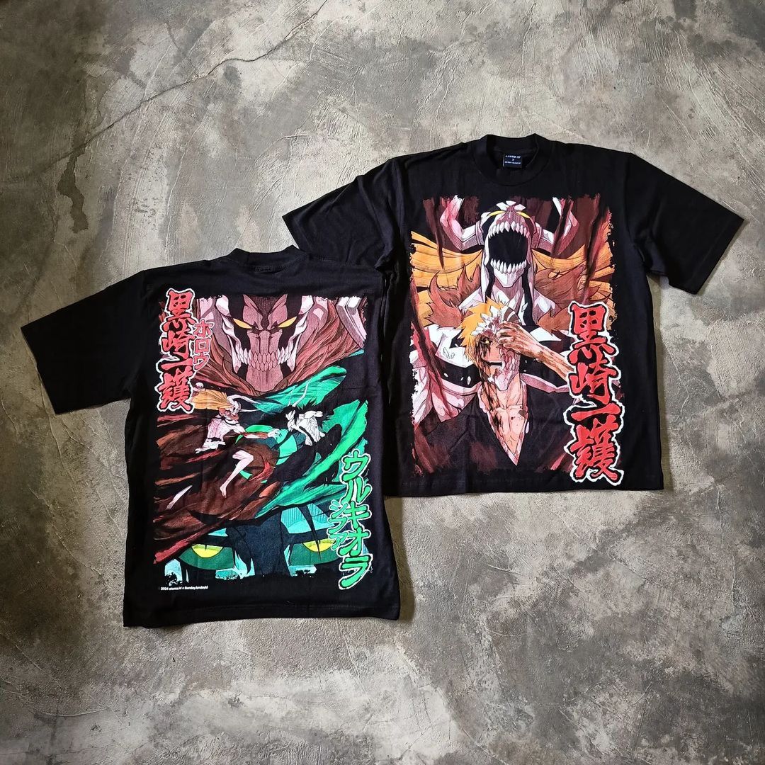 Vintage Bleach Ichigo Vs Ulquiorra Bootlegtee T-Shirts, Hoodie, Sweatshirt | FlexRushtees.com