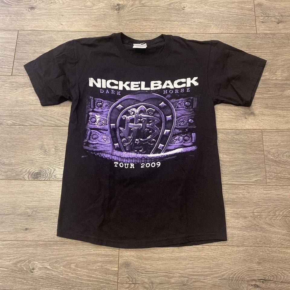 Vintage 2009 Nickelback Dark Horse Summer Tour Tee Shirt Size Small Hoodie, Sweatshirt | FlexRushtees.com