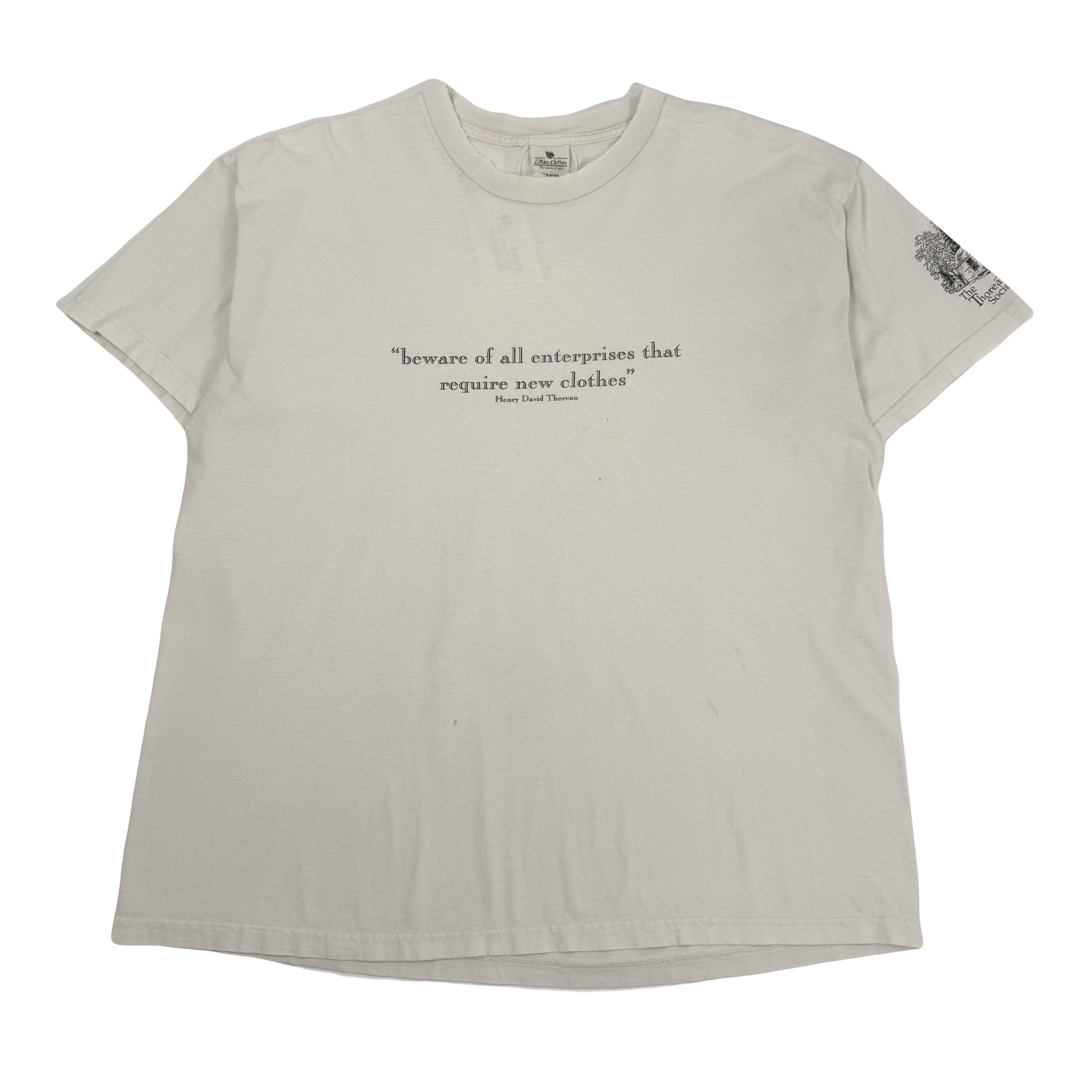 Vintage Henry David Thoreau Quote Tee Xl Hoodie, Sweatshirt | FlexRushtees.com