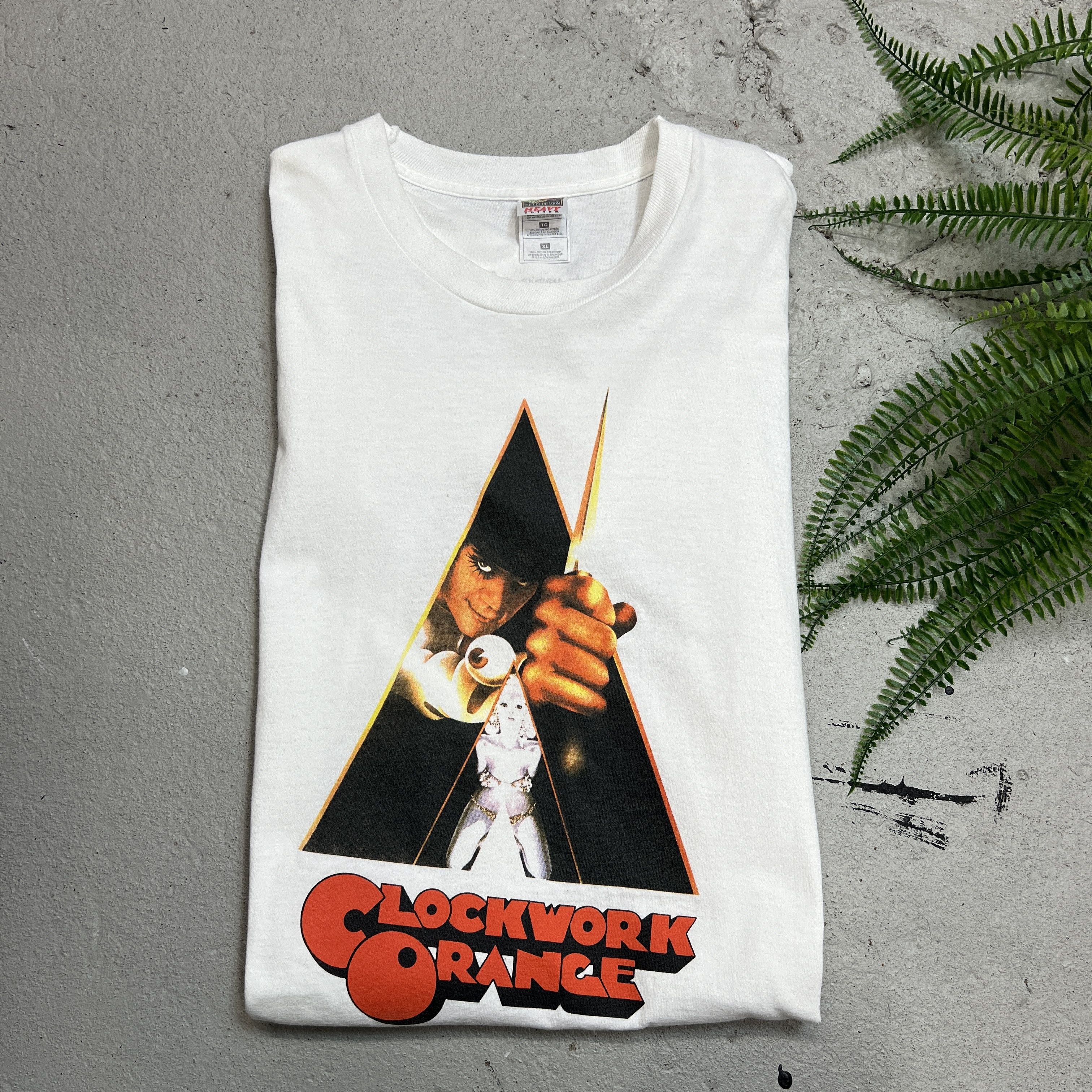 Vintage 1990 S Clockwork Orange Movie Promo Tee
