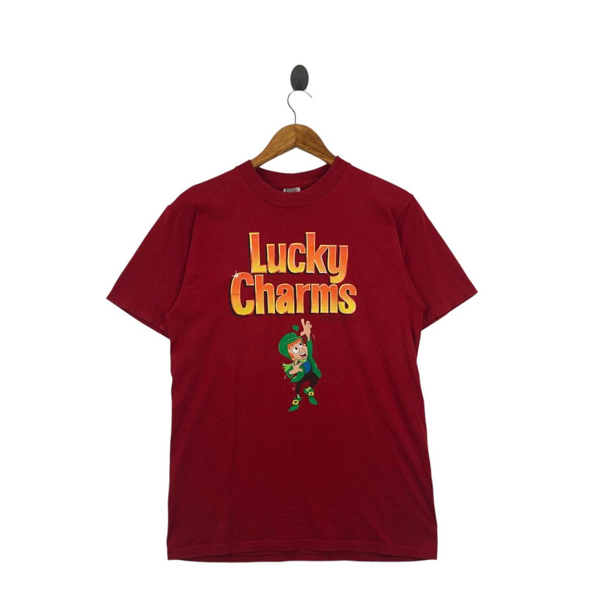 Vintage 90s Food Brand Lucky Charms Rainbow T Shirt Hoodie, Sweatshirt | FlexRushtees.com