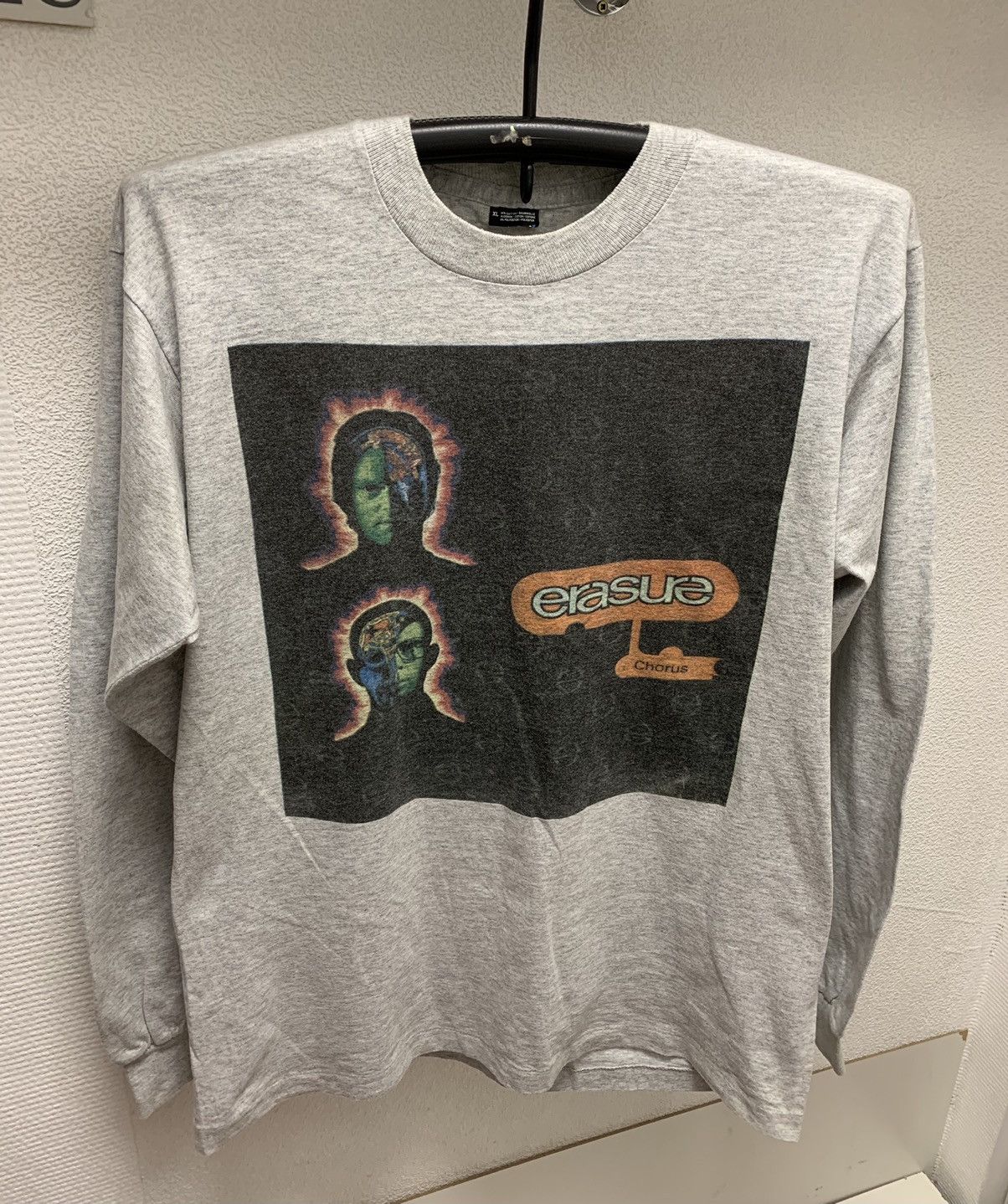 Band Tees Erasure Chorus Screen Stars Vintage Longsleeve Single Xl 90