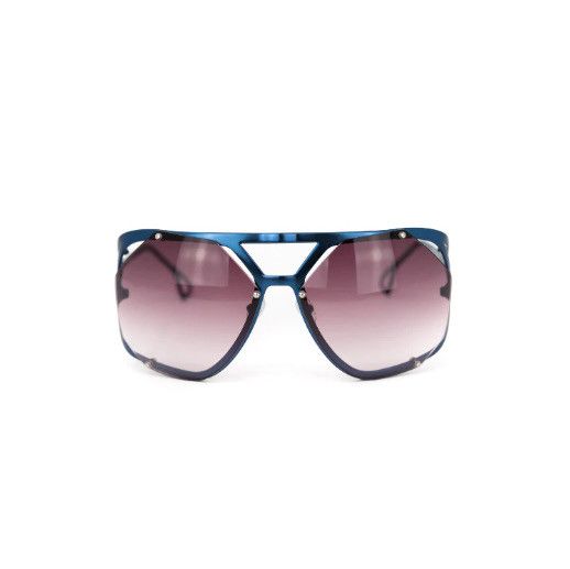 Simons Raf Simons Shield Blue Metal Special With Grey Lenses
