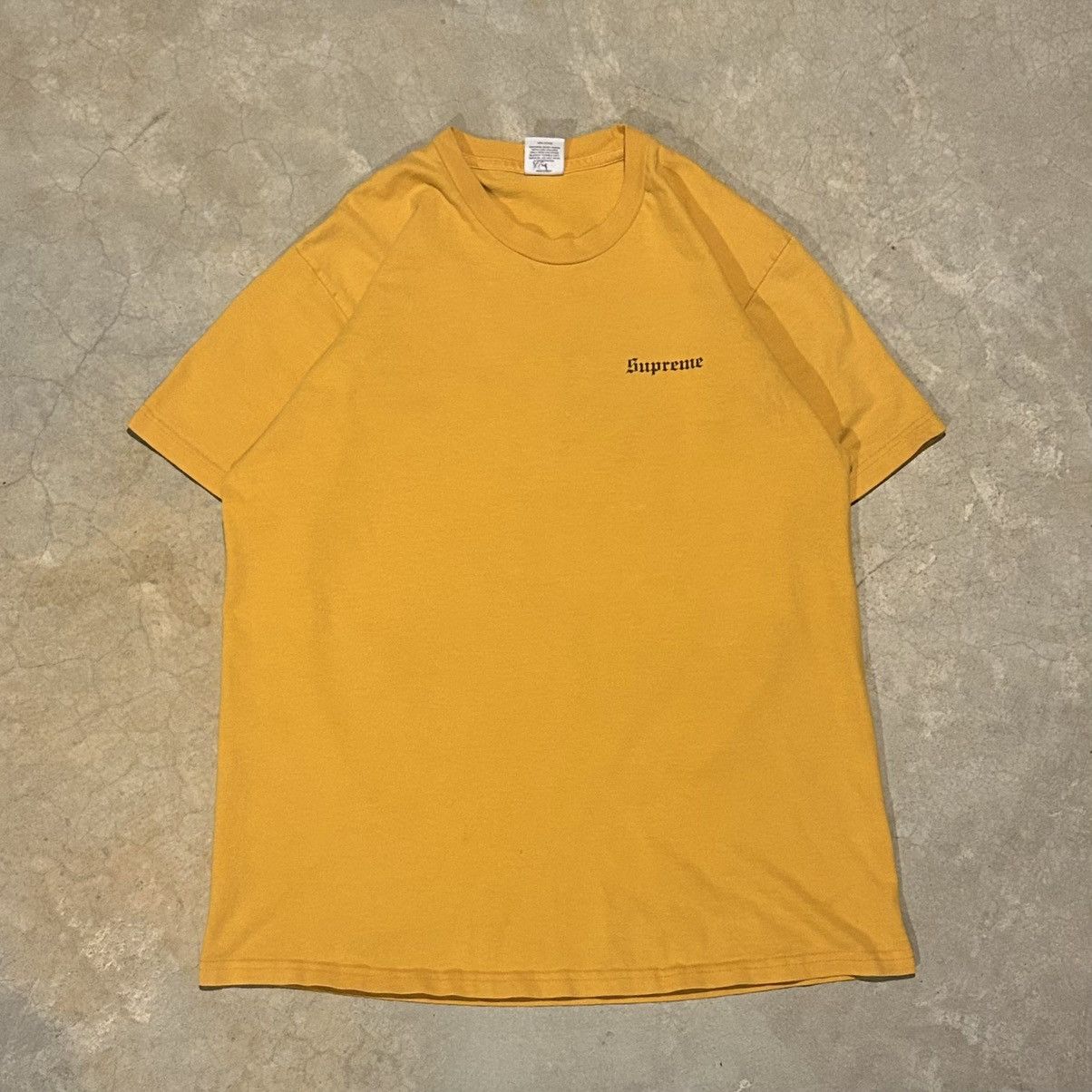 Martin Wong Big Heat Tee Bright Orange Fw19