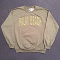 Gildan New Palm Beach Crewneck Gildan Sweatshirt M Military Green