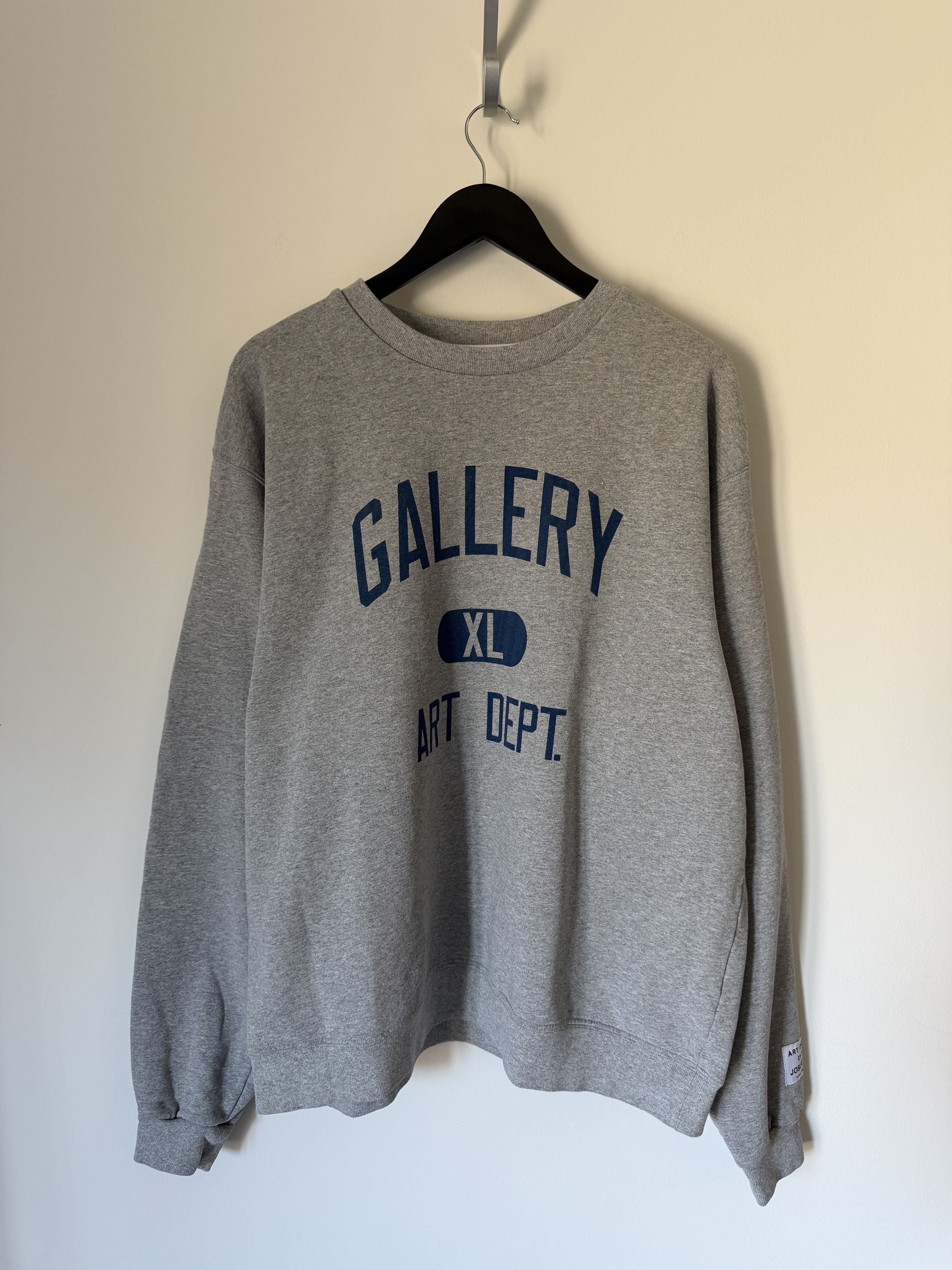 Dept Gallery Dept Art Dept Crewneck Sweatshirt In Gray T-Shirts, Hoodie | FlexRushtees.com