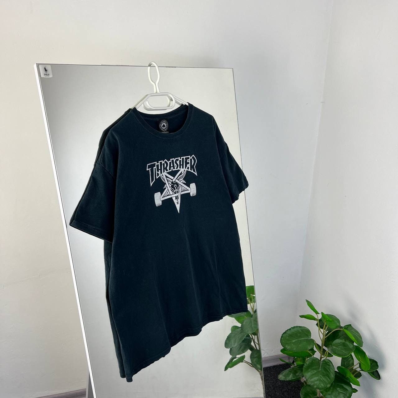 Vintage Y2k Thrasher Big Logo Oversized T Shirt Hoodie, Sweatshirt | FlexRushtees.com