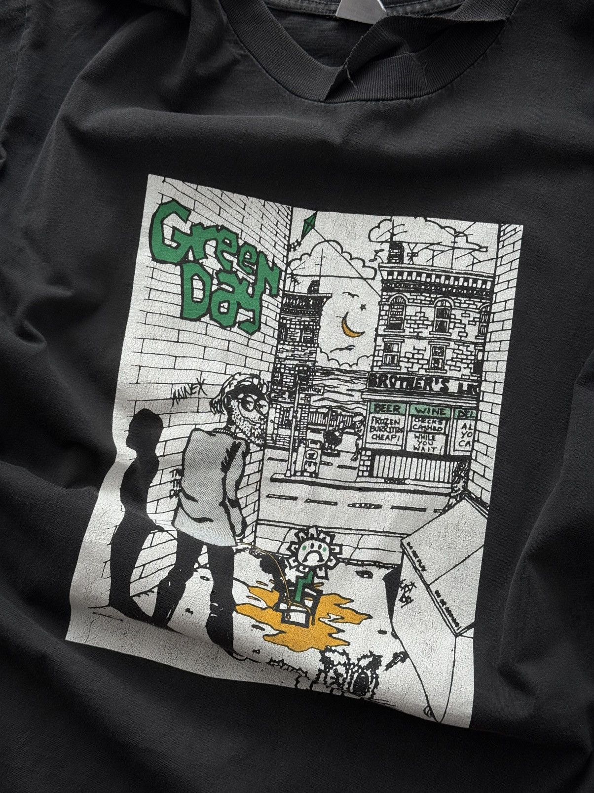 Band Tees Vintage 1994 Green Day Dookie Tour Band T Shirt Hoodie, Sweatshirt | FlexRushtees.com