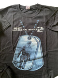 Vintage Call Of Duty Modern Warfare 2 Dog Tag T Shirt
