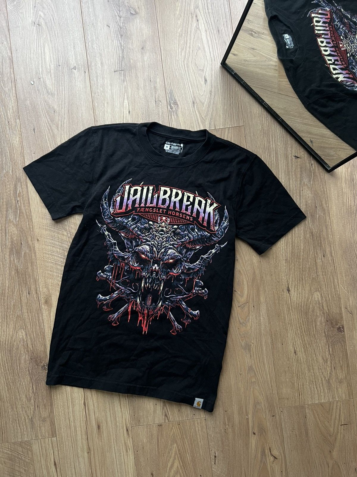 Carhartt Jailbreak Rare Vintage Y2k Death Metal Tee