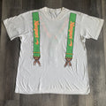 Vintage 1990 Newport Cigarettes Screen Stars Ssuspenders Tee
