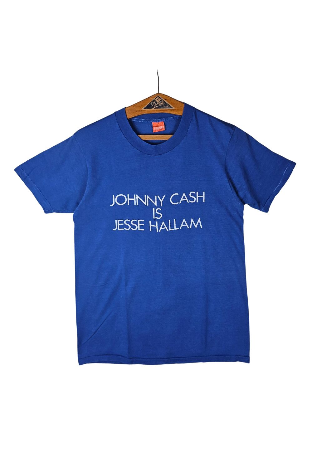 Vintage 1981 Johnny Cash Jesse Hallam Tee Super Screen Stars