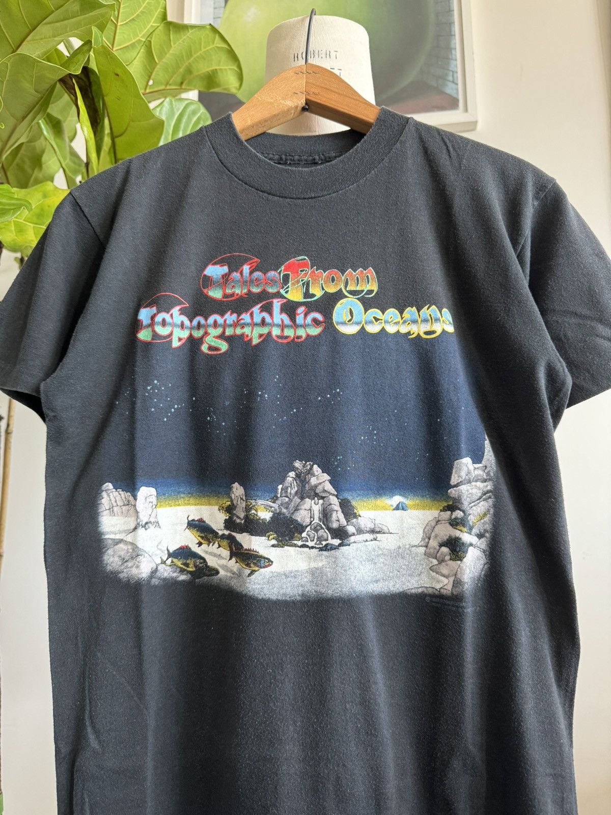 Brockum X Vintage Vintage 1989 Yes Tales From Topographic Oceans Tee Slim