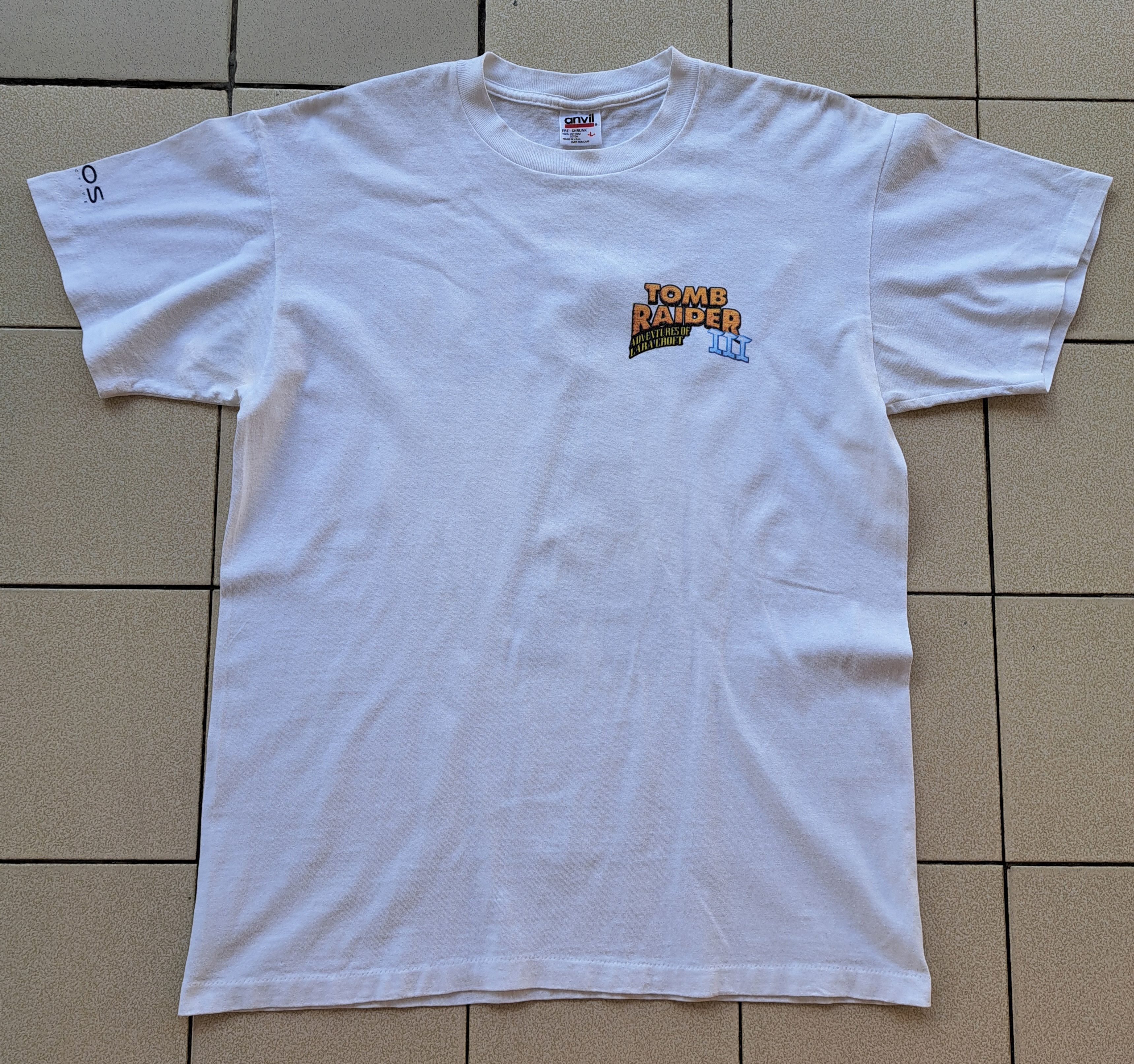 Vintage Tomb Raider 3 Lara Croft T Shirt