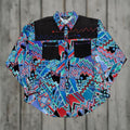 Vintage Vtg Panhandle Slim Western Shirt Women S Rodeo Shirt All Over Print Large Aztec Shirt