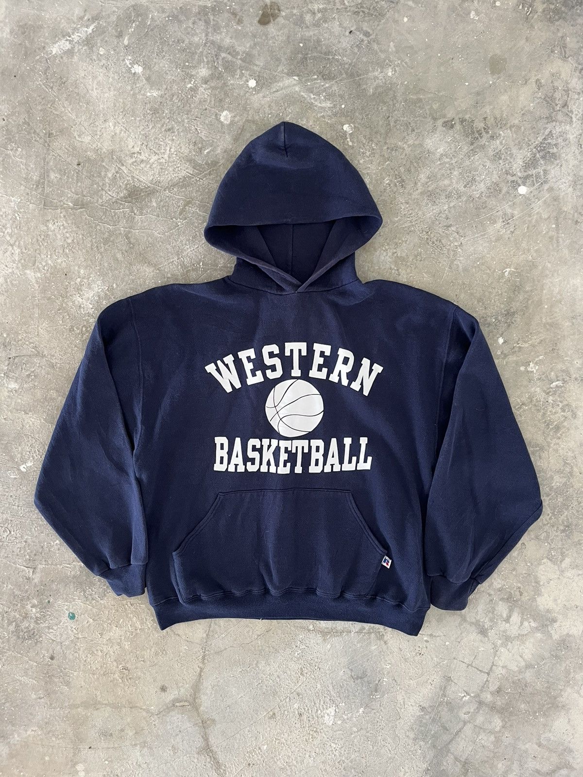 Athletic Vintage Russell Athletic Western Basketball Hoodie