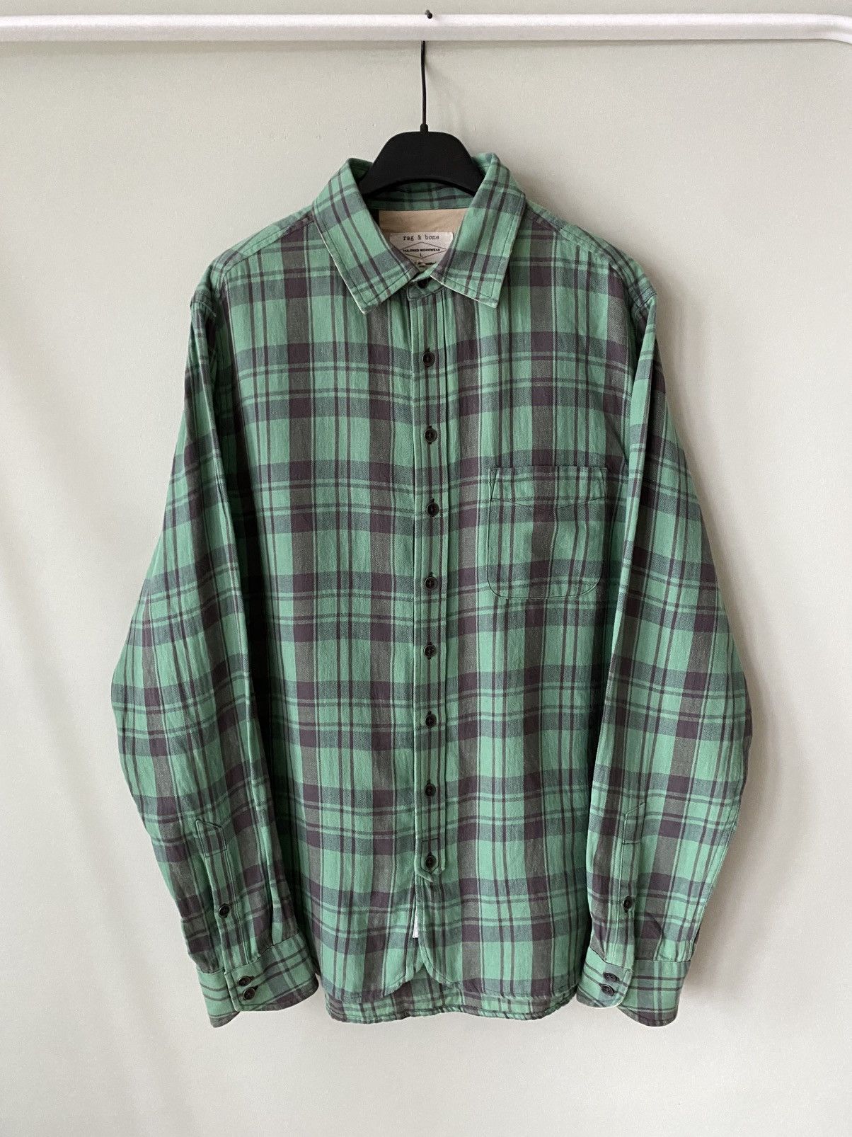 Bone Rag Bone Flannel Check Ls Shirt Usa